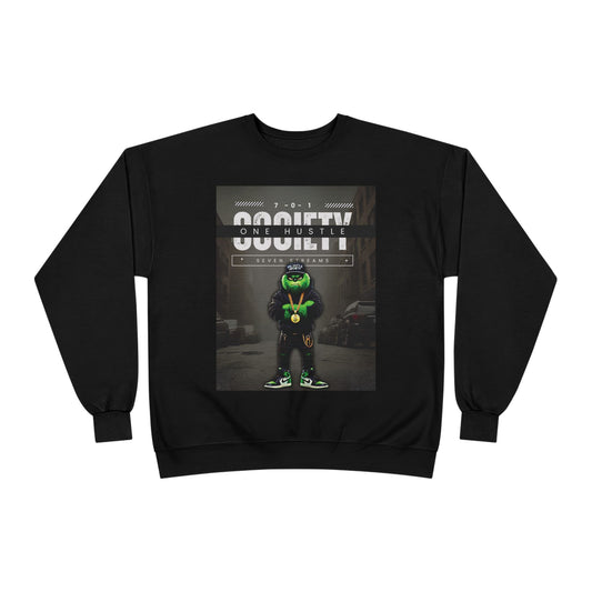 One Hustle Society – 701 Legacy Unisex EcoSmart® Crewneck Sweatshirt